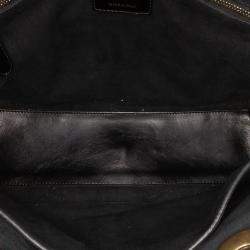 Pre Owned Dior Black Large Crinkled Patent Cannage Lady Dior
