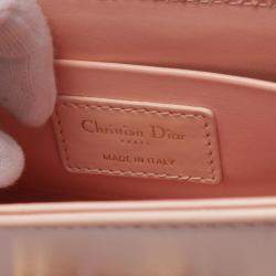 Pre Owned Dior Pink Leather 30 Montaigne Box Bag