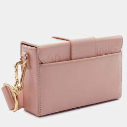 Pre Owned Dior Pink Leather 30 Montaigne Box Bag