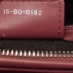 Pre Owned Dior Rose Pink Cannage Leather Medium Lady Dior Tote