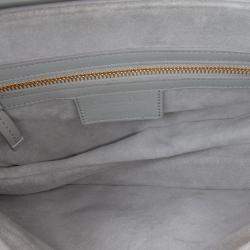 Pre Owned Dior Grey Ultra Matte Calfskin Saddle Bag