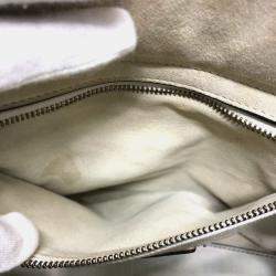 Pre Owned Christian Dior Cannage Tote Bag  Lady Dior  Handbag  Leather  White