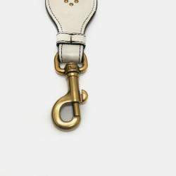 Pre Owned Christian Dior Cannage Tote Bag  Lady Dior  Handbag  Leather  White