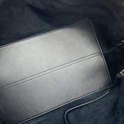 Pre Owned Dior To Jules Bag Black/White Tweed Calf Leather Size Medium