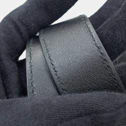 Pre Owned Dior To Jules Bag Black/White Tweed Calf Leather Size Medium
