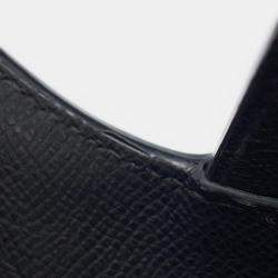 Pre Owned Dior Saddle Bag Black Leather Size Mini
