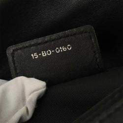 Pre Owned Christian Dior Black Lambskin Cannage Handbag 15-BO-0160
