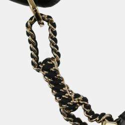 Pre Owned Christian Dior Black Lambskin Cannage Handbag 15-BO-0160