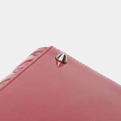 Pre Owned Dior Red Medium Patent Cannage Lady Dior