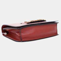 Pre Owned Dior Red Medium Smooth Calfskin JAdior Chain Flap