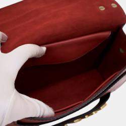Pre Owned Dior Red Medium Smooth Calfskin JAdior Chain Flap