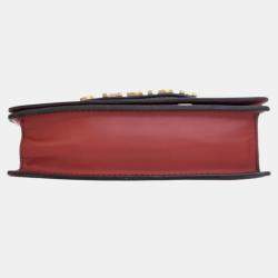 Pre Owned Dior Red Medium Smooth Calfskin JAdior Chain Flap