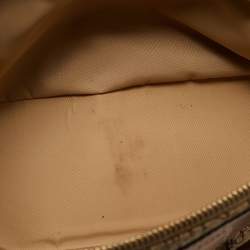 Pre Owned Dior Tan/Beige Oblique Canvas and Leather Street Chic Dome Bag