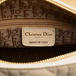 Pre Owned Dior Medium Lambskin Cannage Lady Dior