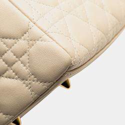 Pre Owned Dior Medium Lambskin Cannage Lady Dior