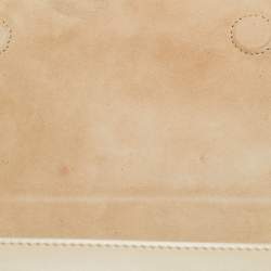 Pre Owned حقيبة ديور كروس بودي فلاب توقيع CD جلد بيج