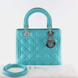 Pre Owned Dior Medium Lambskin Lady Dior