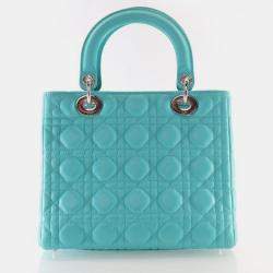 Pre Owned Dior Medium Lambskin Lady Dior