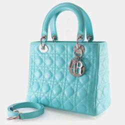 Pre Owned Dior Medium Lambskin Lady Dior