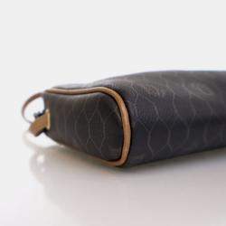 Pre Owned حقيبة كتف ديور عسلية قماش قديمة بنمط خلية النحل