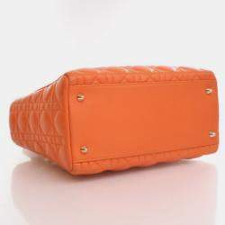 Pre Owned Dior Medium Lambskin Lady Dior