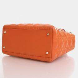 Pre Owned Dior Medium Lambskin Lady Dior