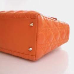 Pre Owned Dior Medium Lambskin Lady Dior