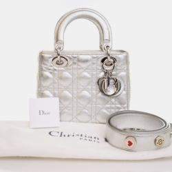 Pre Owned Dior Small Calfskin Lady Dior
