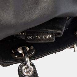 Pre Owned حقيبة ديور ليدي صغيرة وردية براقة لامعة