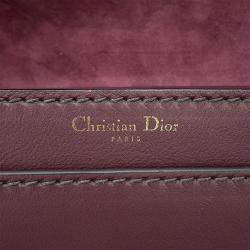 Pre Owned Dior J'Adior Chain shoulder Bordeaux Leather