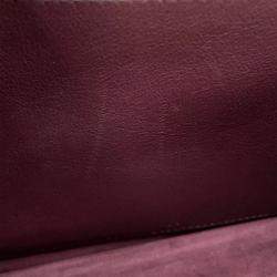 Pre Owned Dior J'Adior Chain shoulder Bordeaux Leather