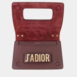 Pre Owned Dior J'Adior Chain shoulder Bordeaux Leather