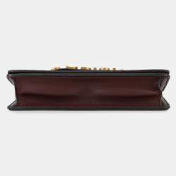 Pre Owned Dior J'Adior Chain shoulder Bordeaux Leather