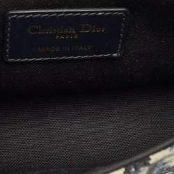 Pre Owned Dior Blue Oblique Canvas 30 Montaigne Box Bag