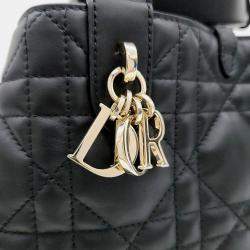 Pre Owned Dior Black Leather Toujours Small