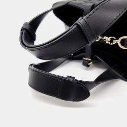 Pre Owned Dior Black Leather Toujours Small