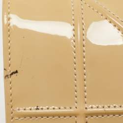 Pre Owned Dior Cream Leather Diorama Wallet On Chain