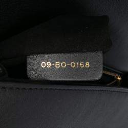 Pre Owned Dior Black Medium Studded Lambskin Diorama Flap