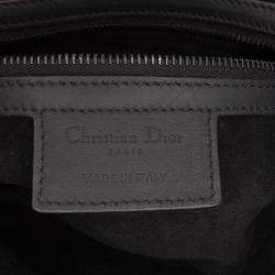 Pre Owned Dior Black Ultra Matte Calfskin Saddle Bag