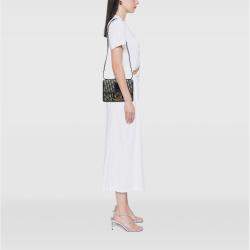 Pre Owned Dior Blue Oblique Canvas 30 Montaigne Flap