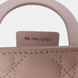 Pre Owned Dior Pink Medium Lambskin Cannage Lady Dior
