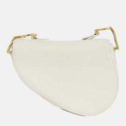 Pre Owned Christian Dior Saddle Soft Mini Shoulder Bag
