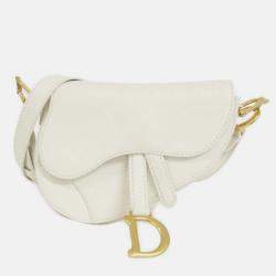 Pre Owned Christian Dior Saddle Soft Mini Shoulder Bag