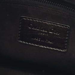 Pre Owned Christian Dior Dior Lady Handbag Leather Black