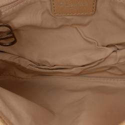 Pre Owned Dior Brown Leather Saddle Bag