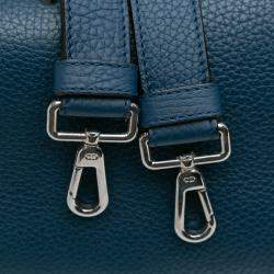 Pre Owned Dior Navy Blue Small Leather Be Dior Flap