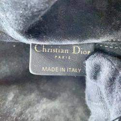 Pre Owned Dior Two Jules Tote Bag Black Calf Leather Size Large