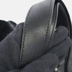 Pre Owned Dior Two Jules Tote Bag Black Calf Leather Size Large