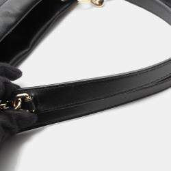 Pre Owned Christian Dior Dior Essential Large Archi Cannage Tote Bag Leather Black