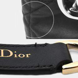 Pre Owned Christian Dior Toujours Vertical Small Tote Bag In Black Calfskin